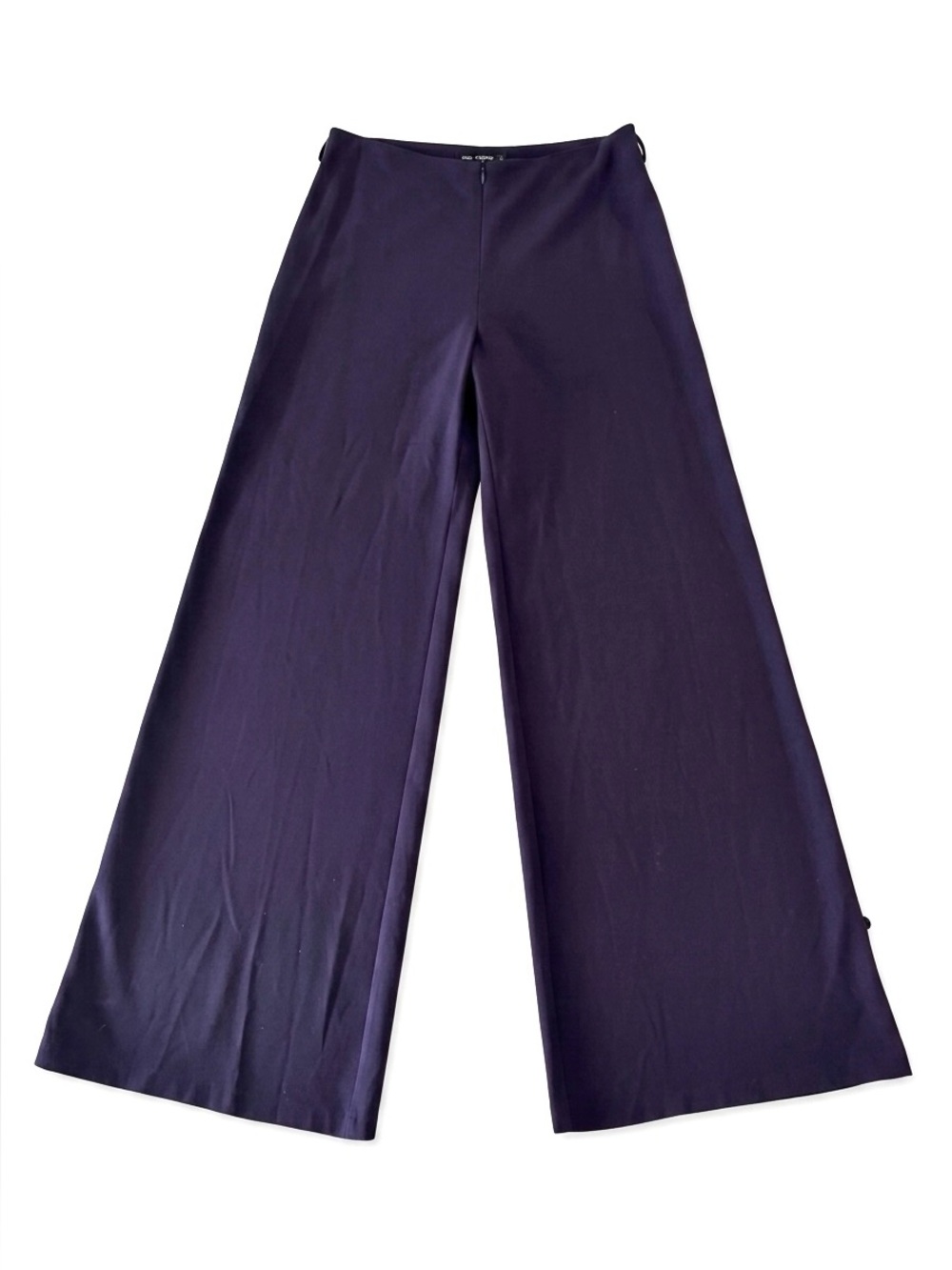 Cop. Copine Paris Wide Leg Royal Purple Palazzo Pant size 6 / medium EUC